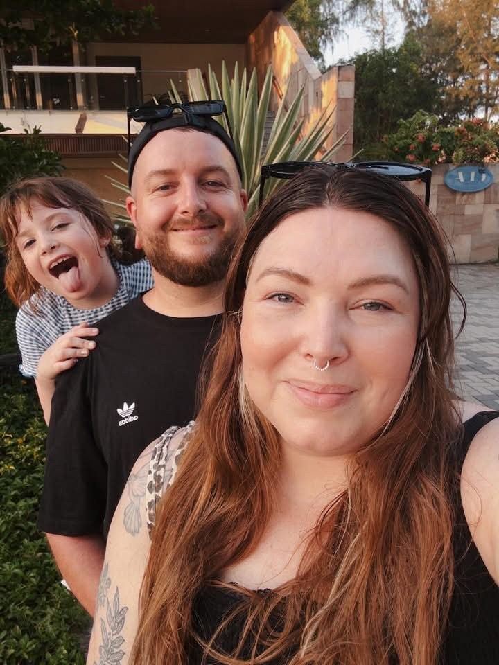 Aaron, Aimee and Lola, the family behind Fine & Fast Finishes