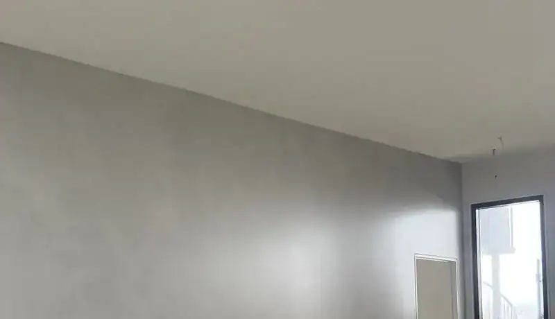 Concrete-look feature wall