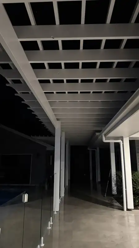 Covered entry and pergola