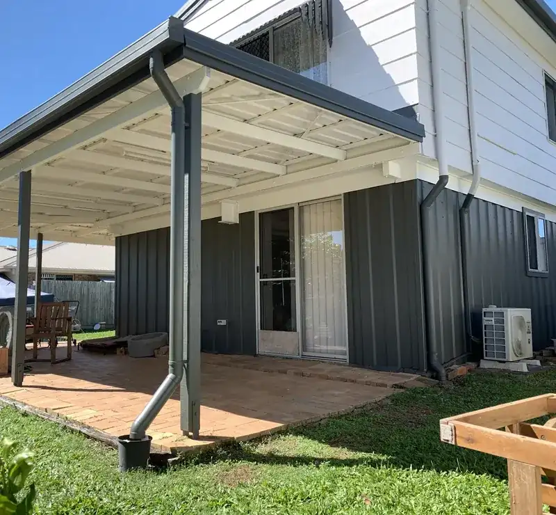 Covered patio exterior