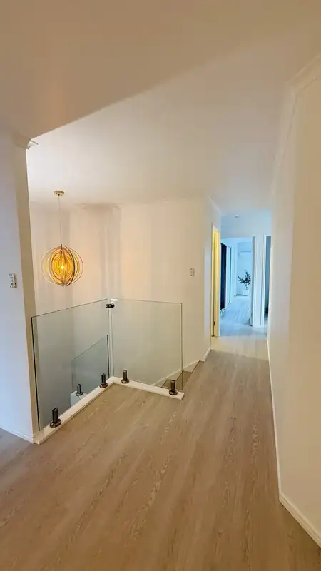 Hallway and stair void