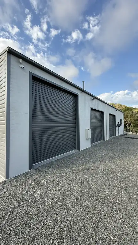 Shed and garage