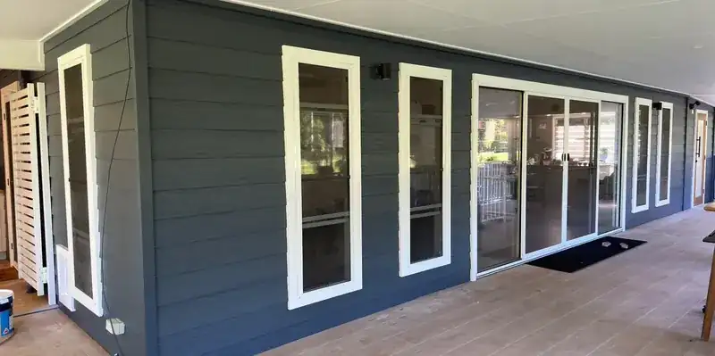 Weatherboard exterior repaint, after